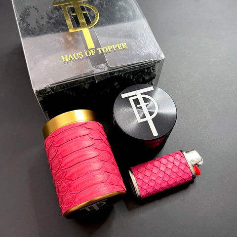 Bright Pink Python Gift Set