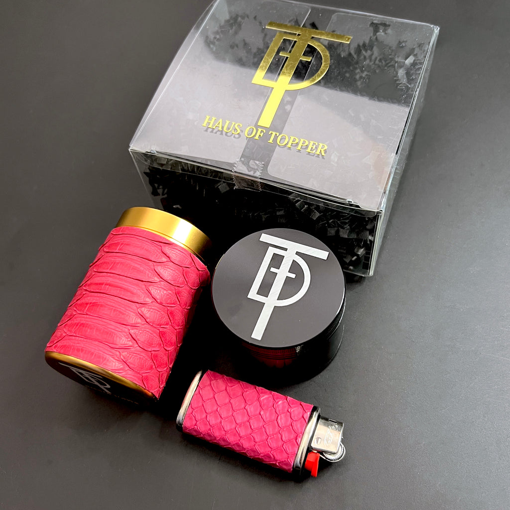 Bright Pink Python Gift Set