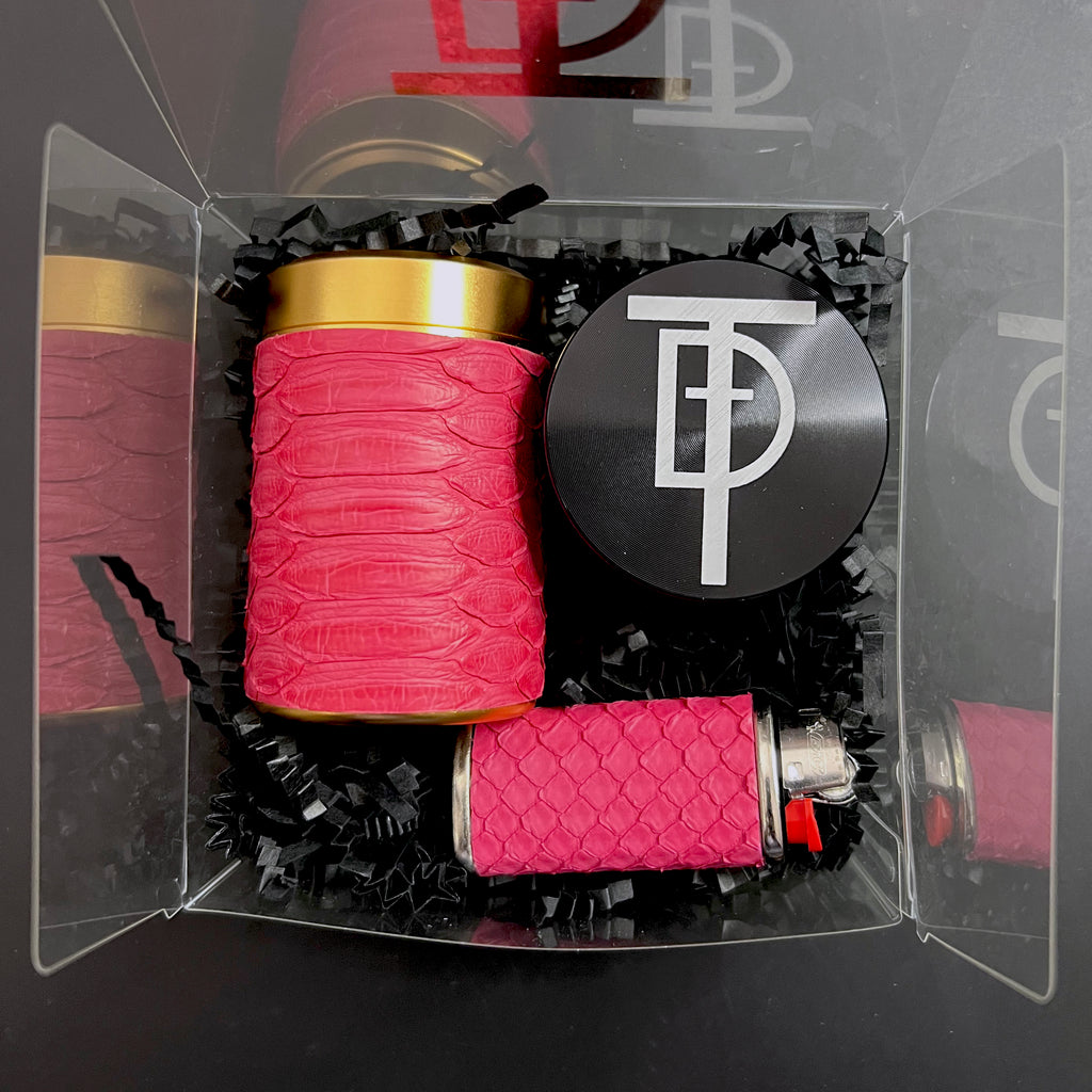 Bright Pink Python Gift Set