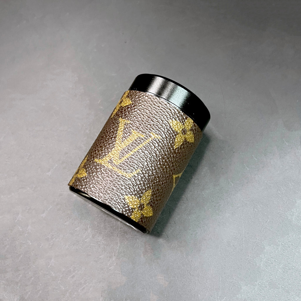 Vintage LV wrapped Stash Canister