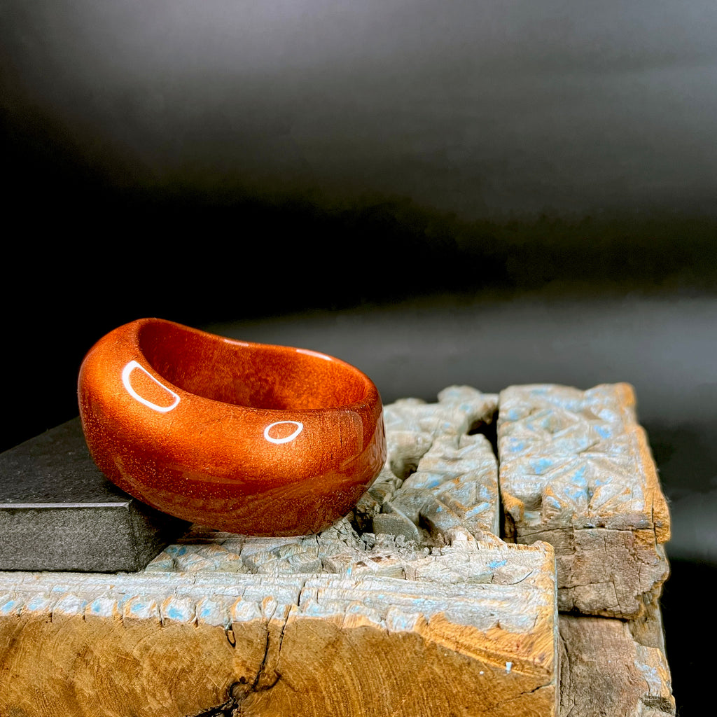 Sofia Bangle in Amber