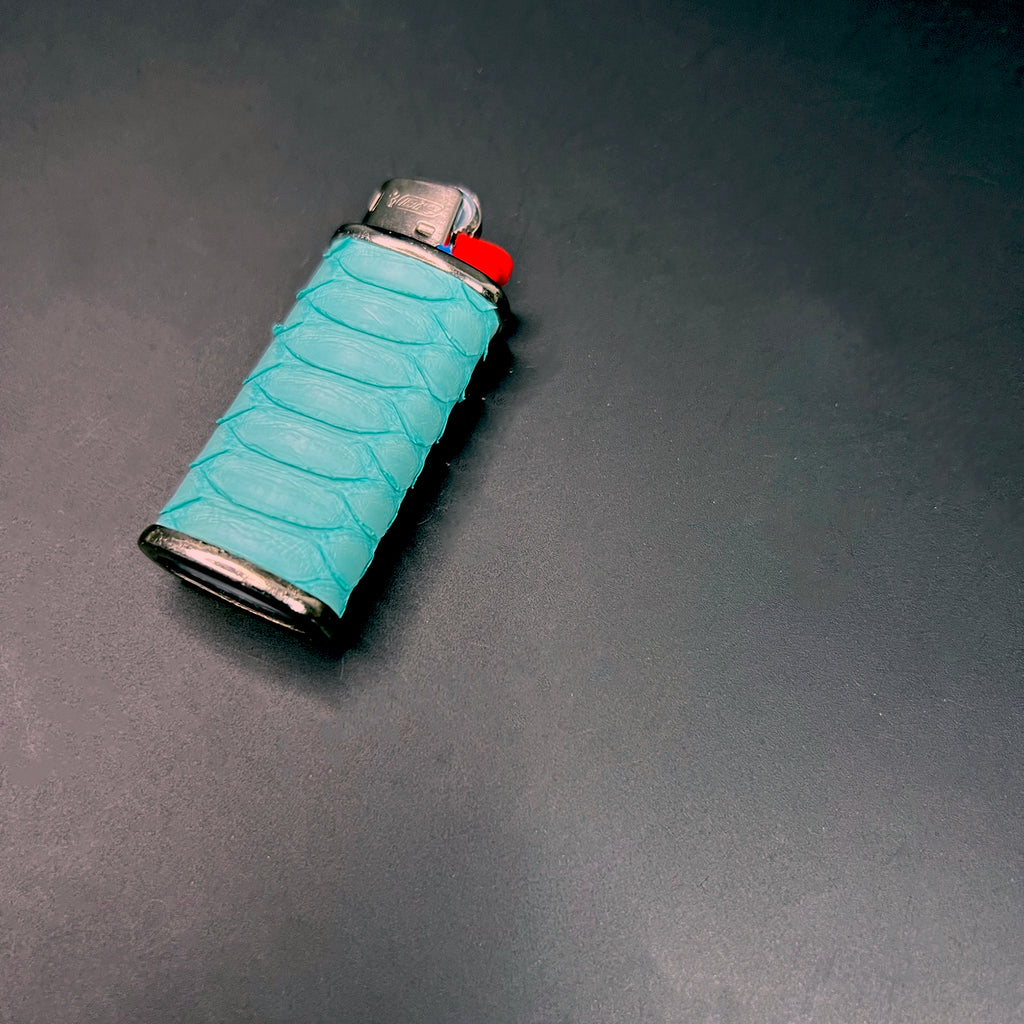 Robin's Egg Blue Mini Bic Lighter Case