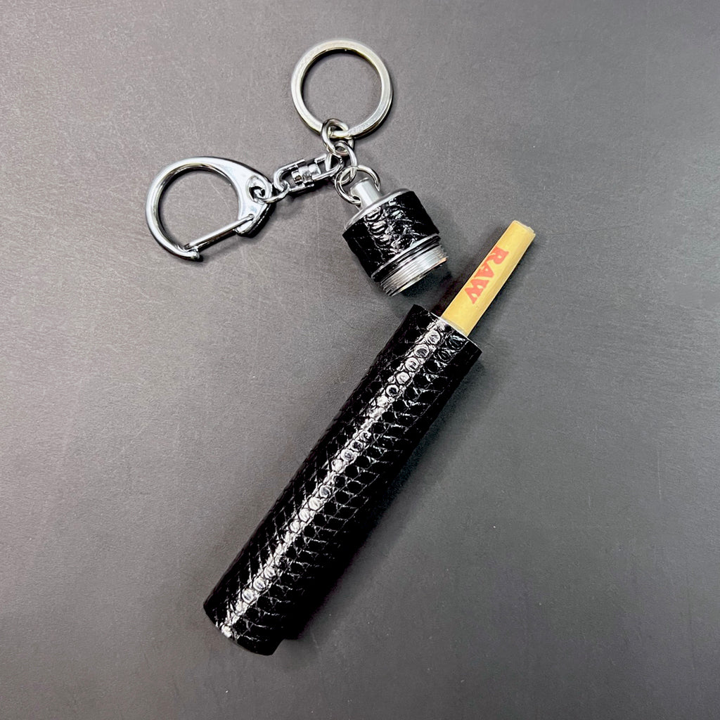 Black Lizard J Carrier Keychain