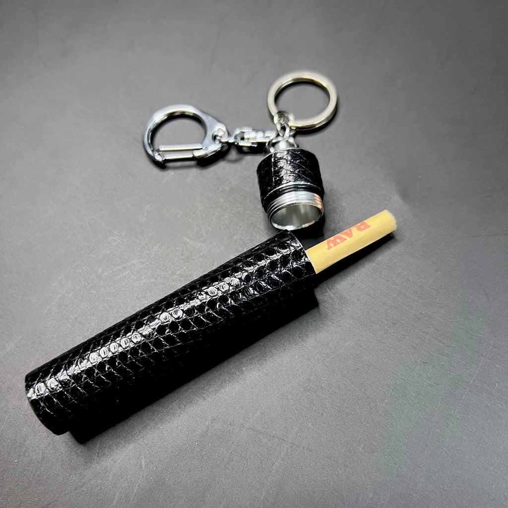 Black Lizard J Carrier Keychain