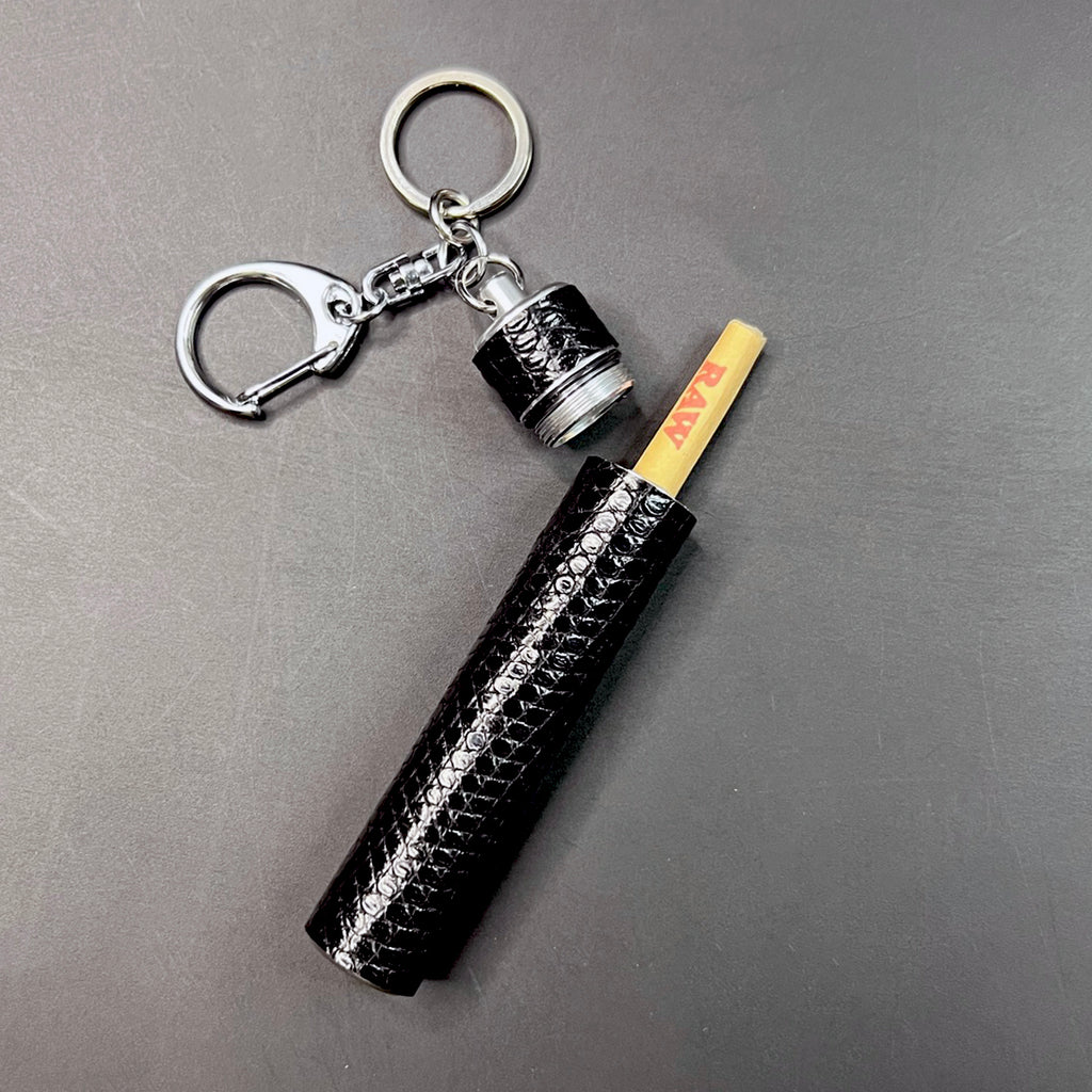 Black Lizard J Carrier Keychain