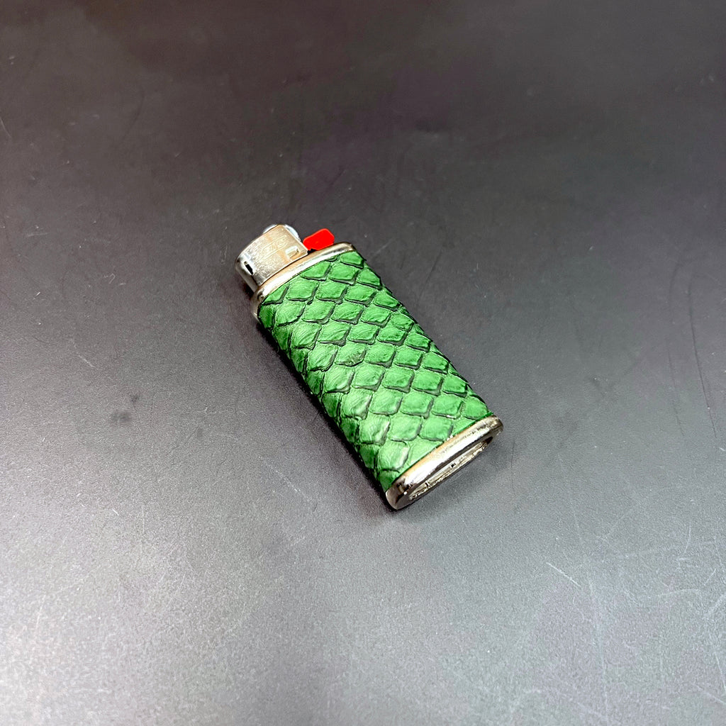 Eden Green Mini Python Lighter Cover