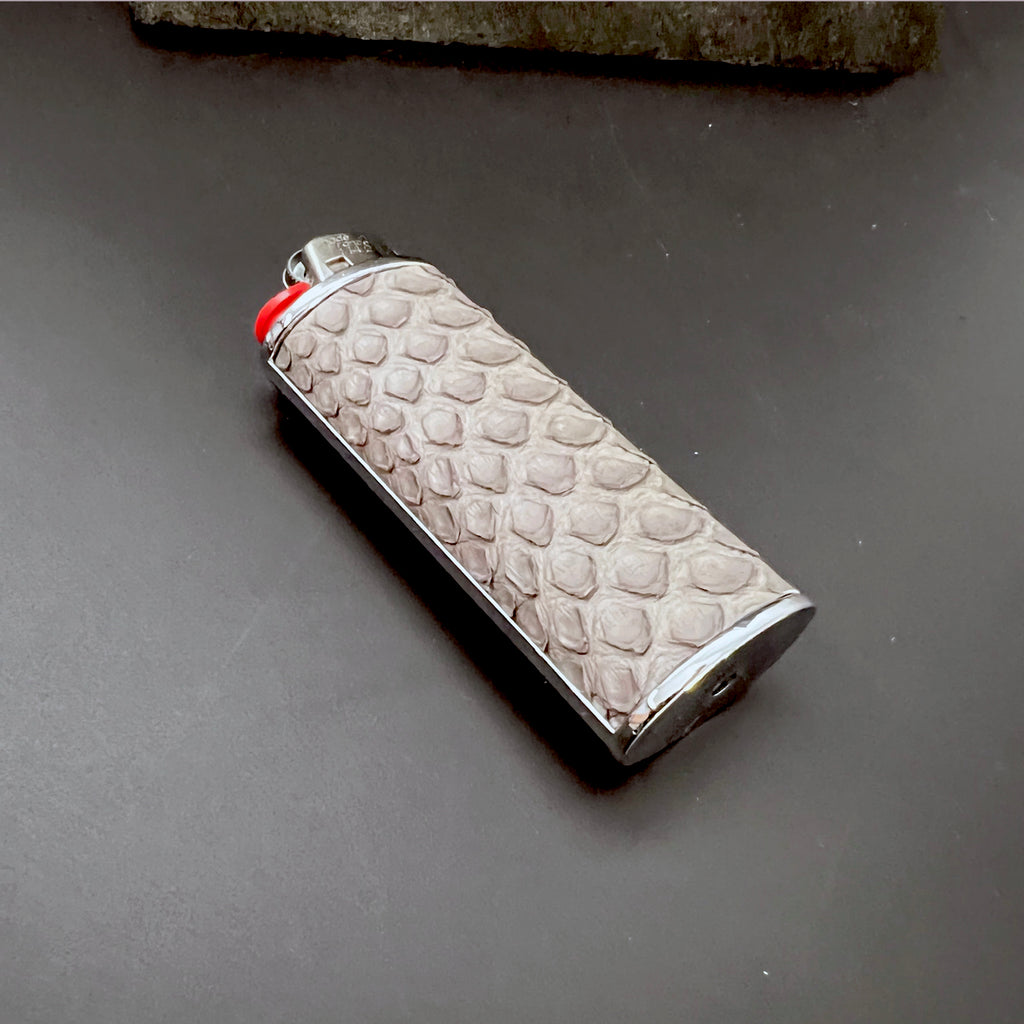 Storm Grey Classic Bic Lighter Case