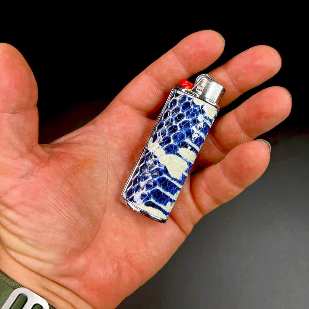 Blue Tie Dye Classic Lighter Cover