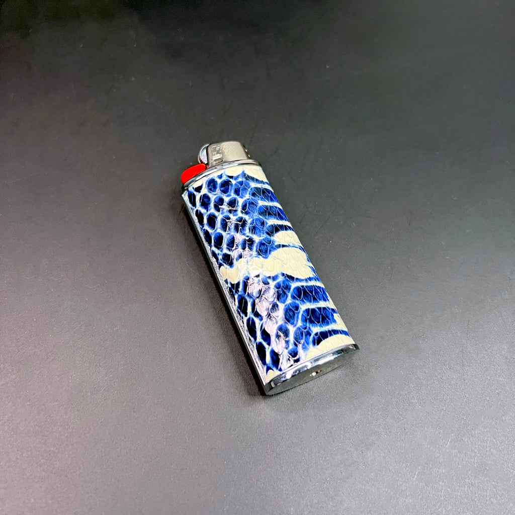 Blue Tie Dye Classic Lighter Cover