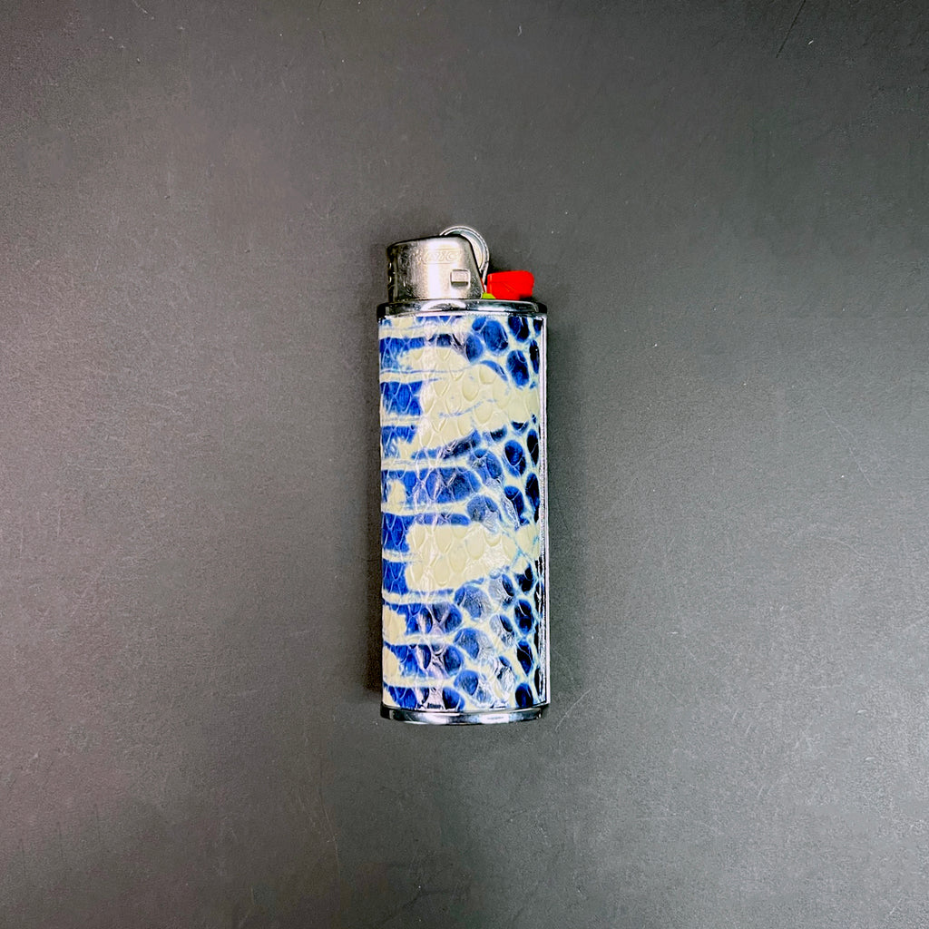 Blue Tie Dye Classic Lighter Cover