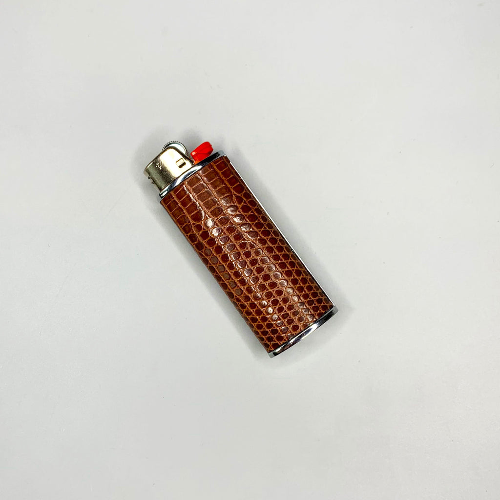 Cognac Classic Bic Lighter Cover