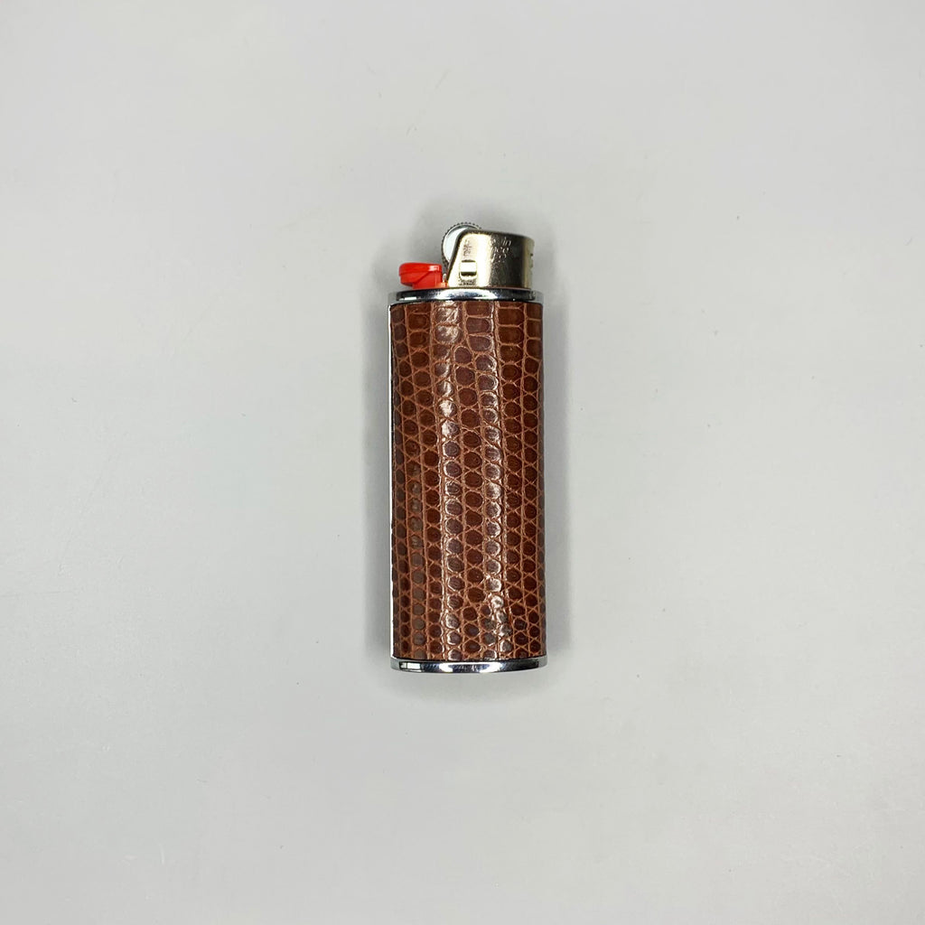 Cognac Classic Bic Lighter Cover
