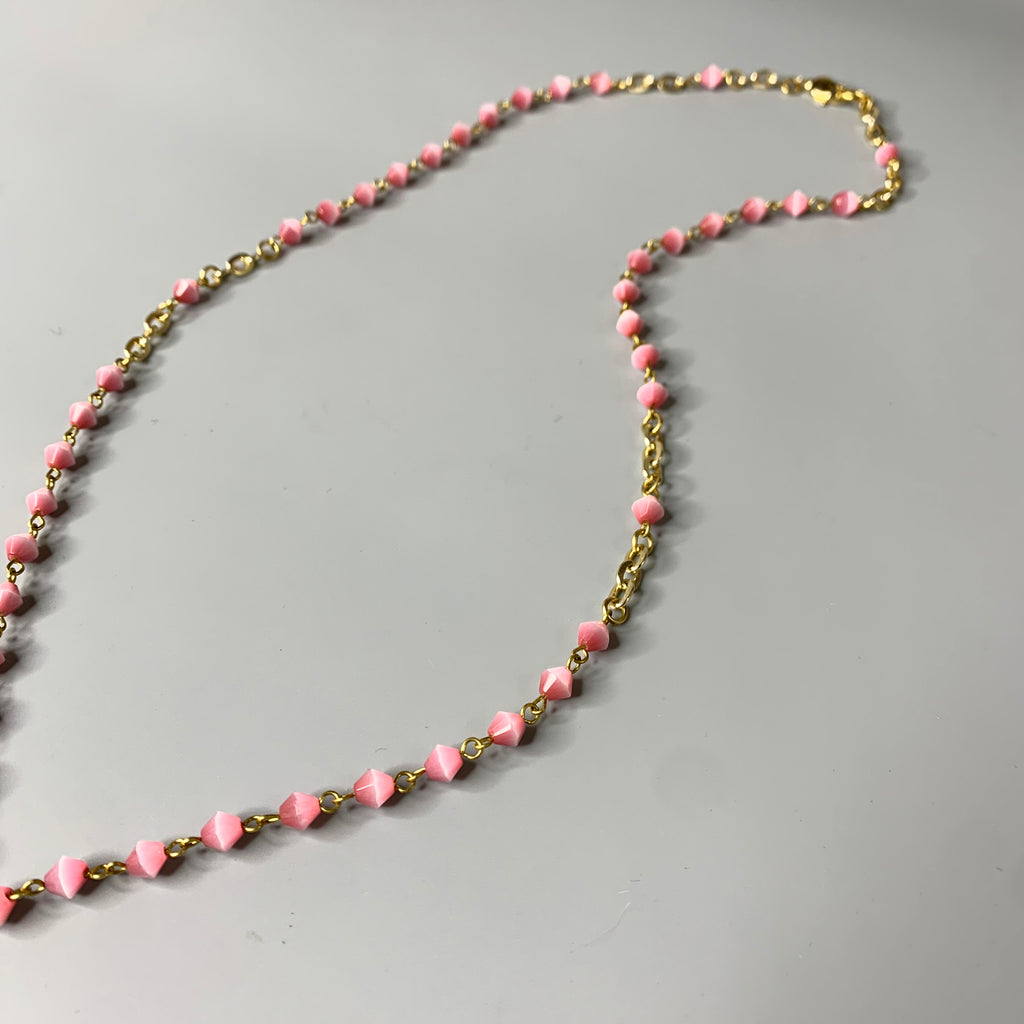 Pink Rose Rosary