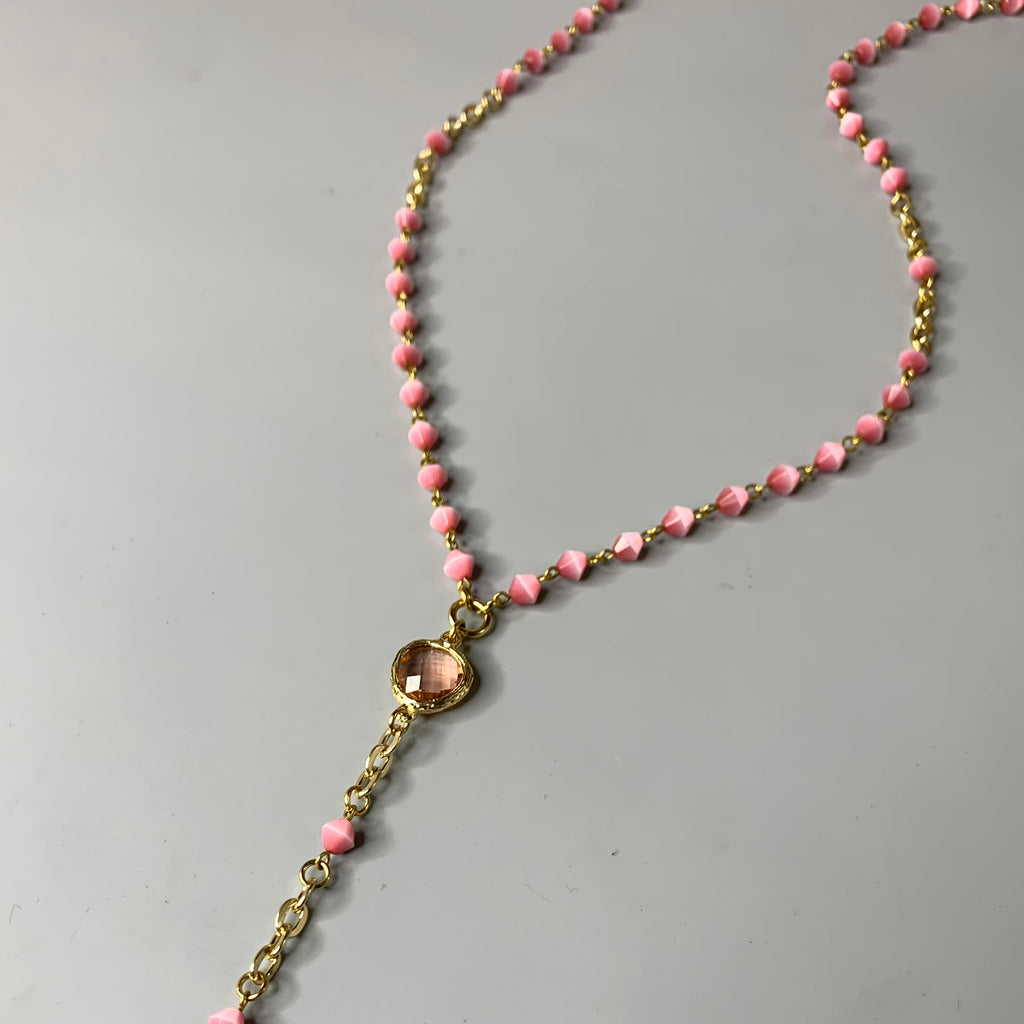 Pink Rose Rosary