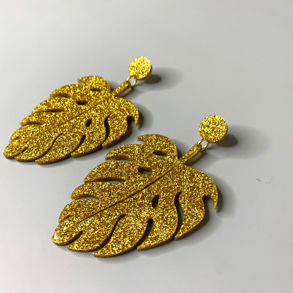 Celebration Foss Monstera Earrings