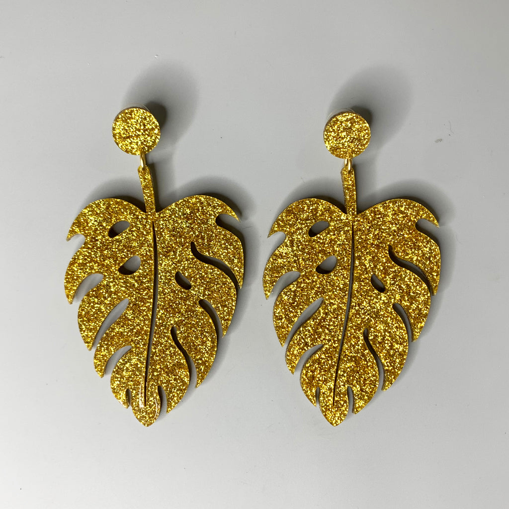 Celebration Foss Monstera Earrings