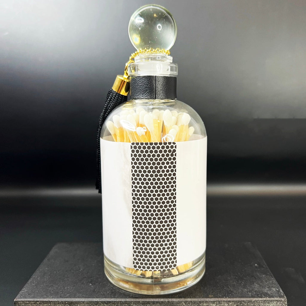 Apothecary Glass Match Bottle