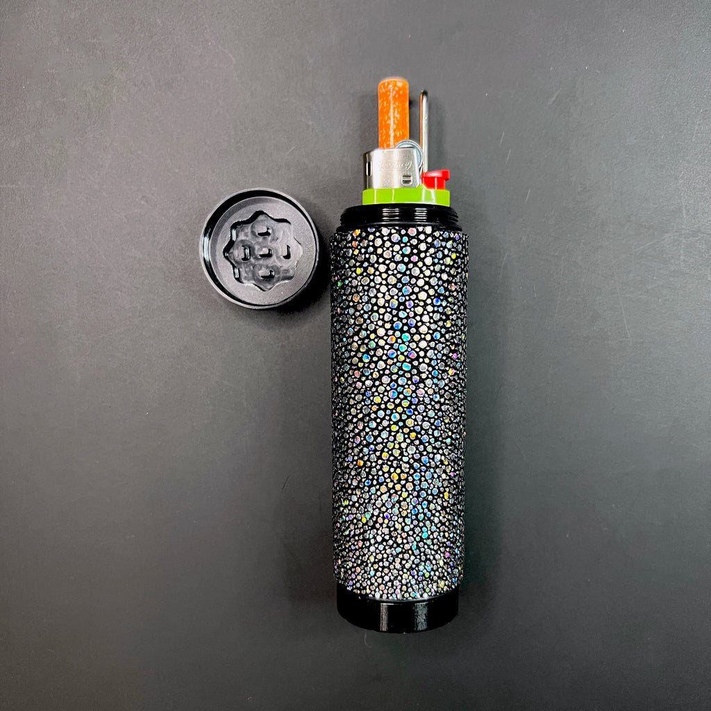 Holographic Silver Black Dugout