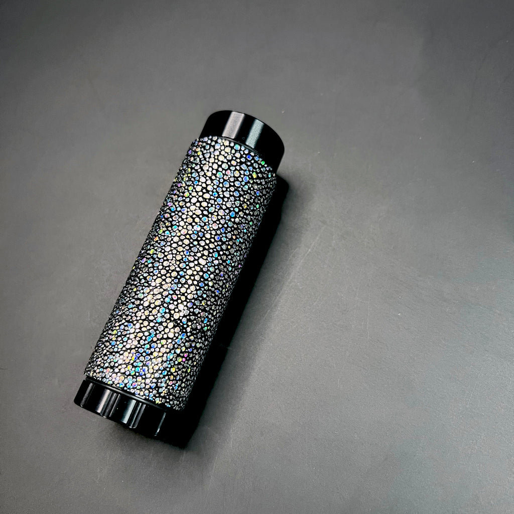 Holographic Silver Black Dugout