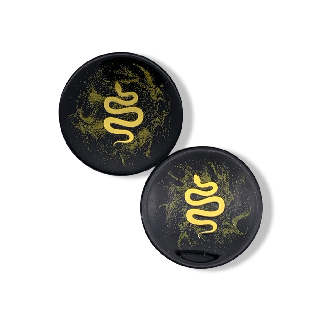 Golden Serpent in Gold Dust Coasters