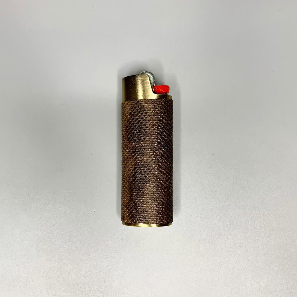 Tan Classic Bic Lighter Cover