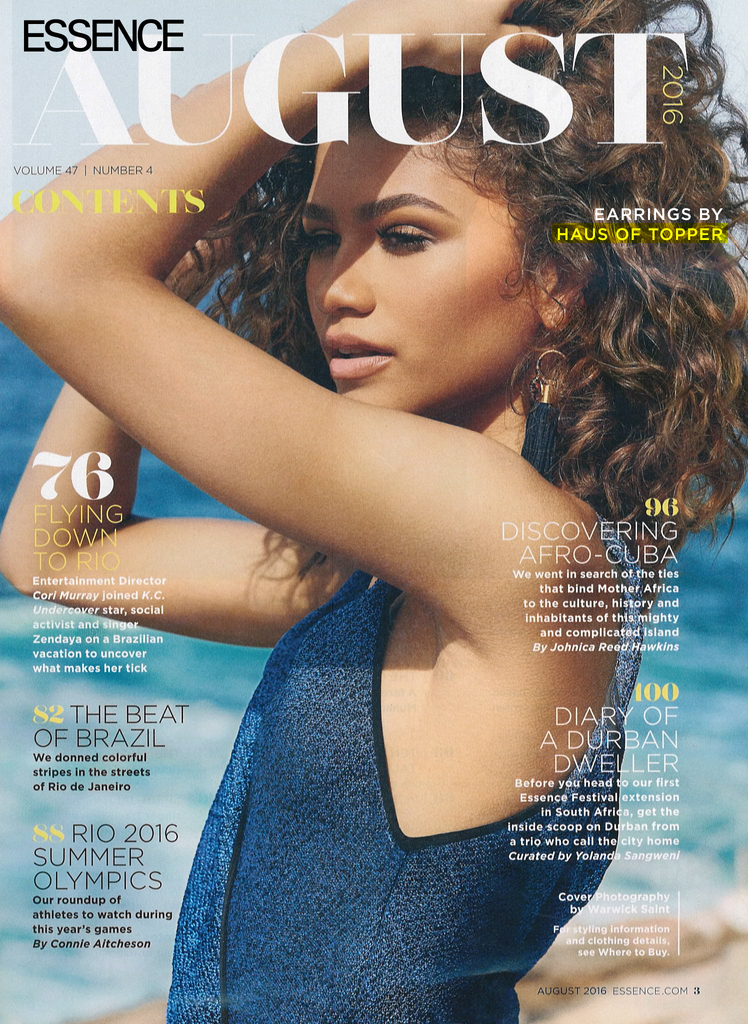 HoT Press: Zendaya in August Issue of Essence Magazine