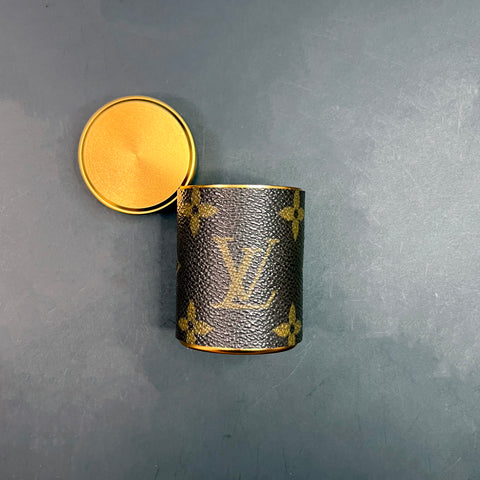 Vintage LV wrapped Stash Canister