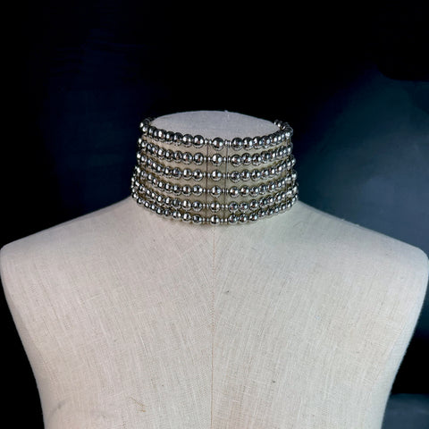 Goddess Choker in Silver