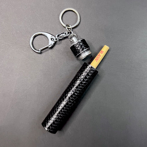 Black Lizard J Carrier Keychain