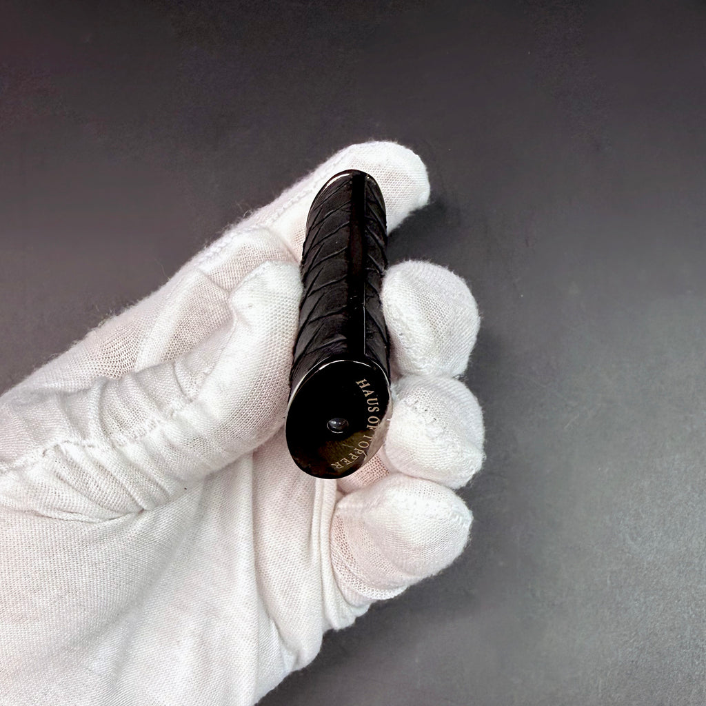 Matte Black Python Classic Lighter