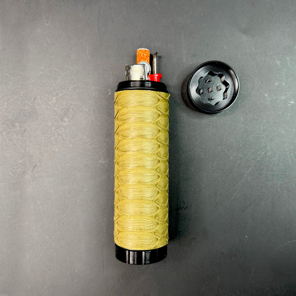 Matte Olive Python Dugout