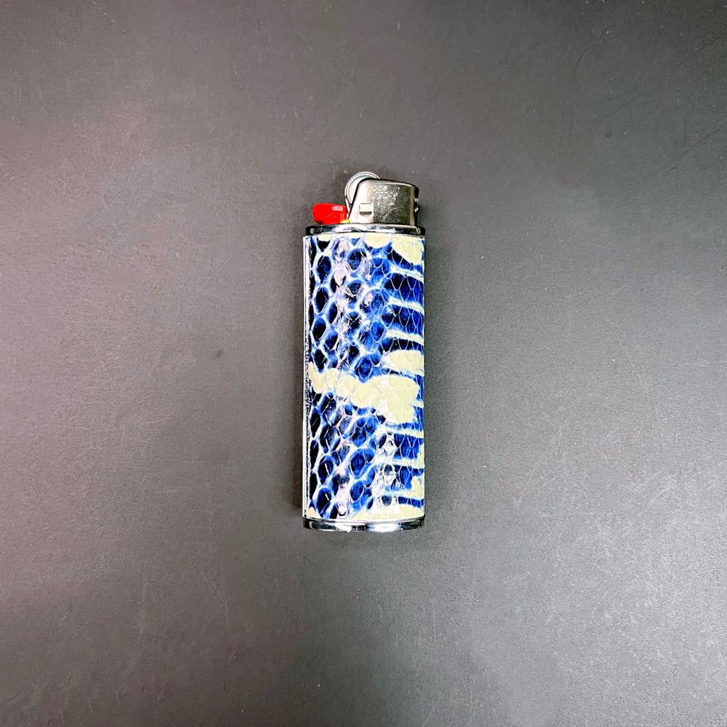 Blue Tie Dye Classic Lighter Cover