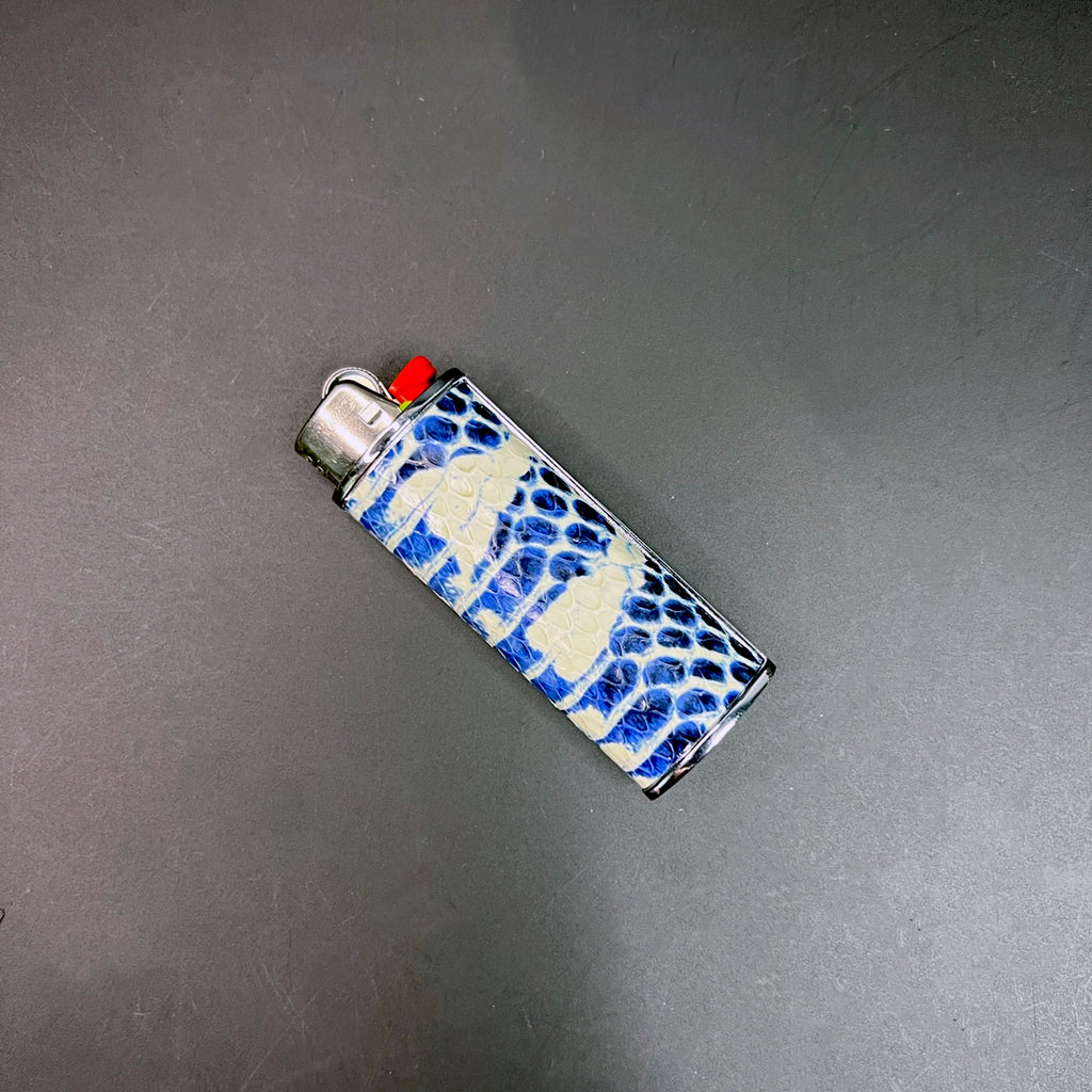Blue Tie Dye Classic Lighter Cover