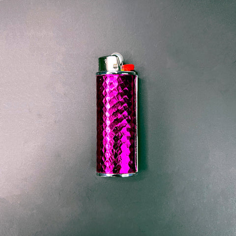 Limited-Edition Metallic Pink Lighter Case