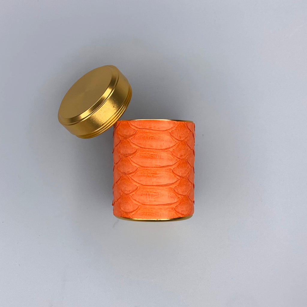 Matte Tangerine Python Stash