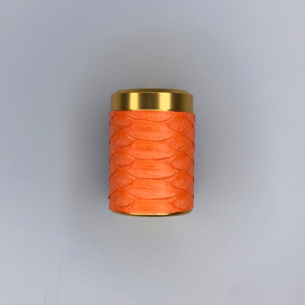 Matte Tangerine Python Stash