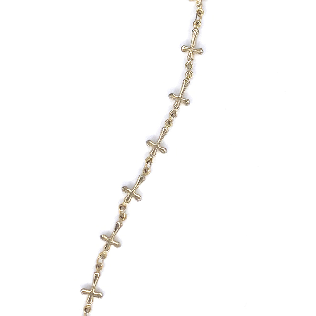 Cross Chain Bracelet