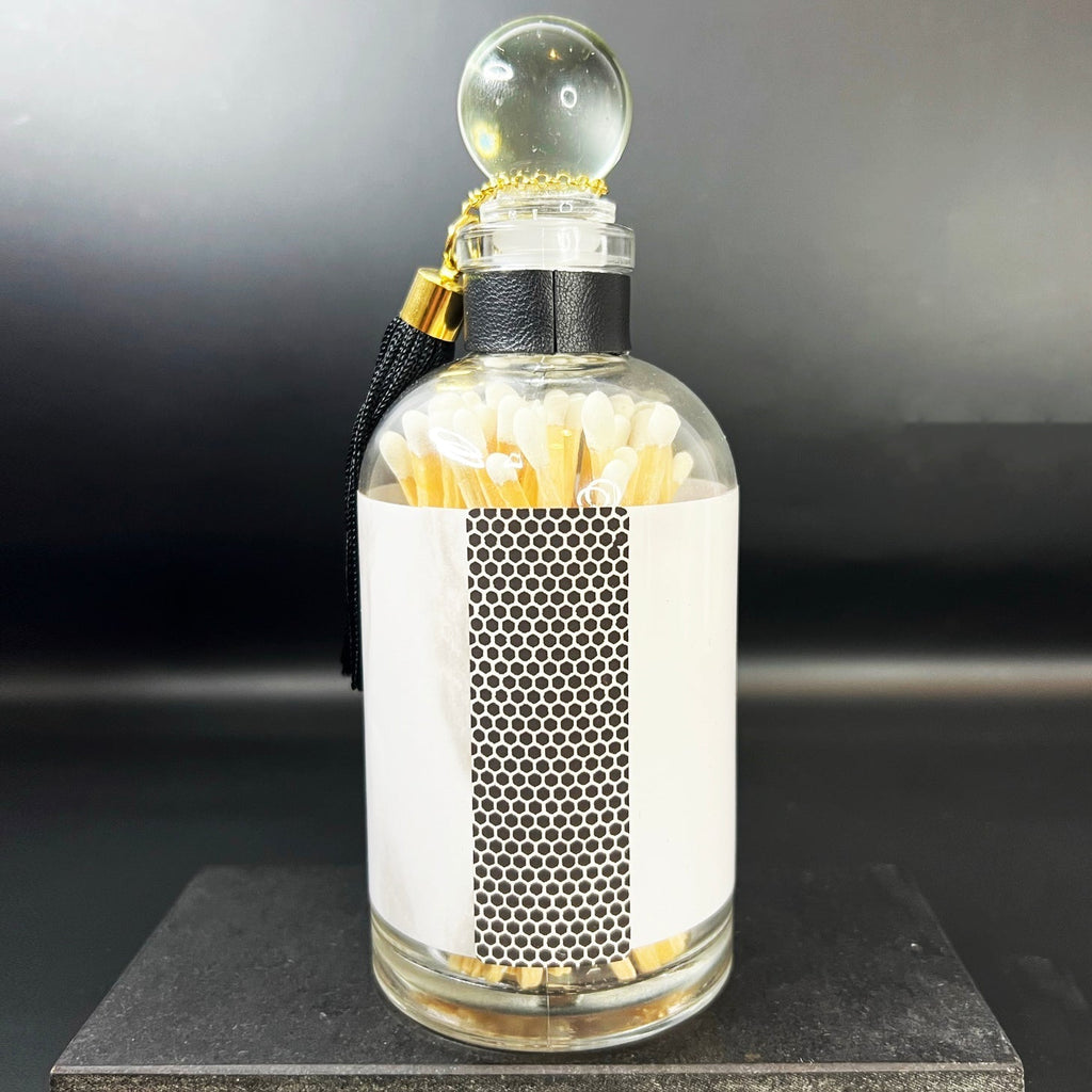 Apothecary Glass Match Bottle