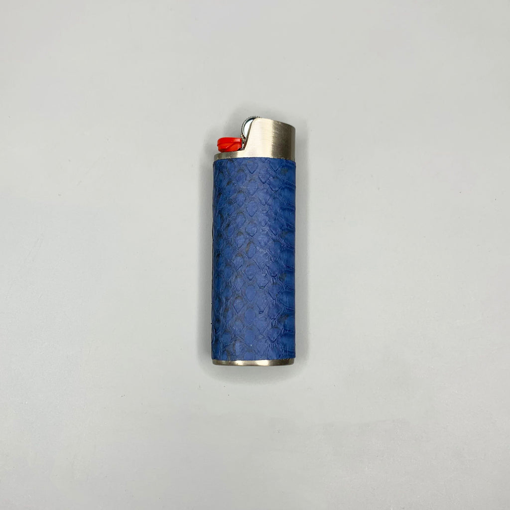 Denim Blue Classic Bic Lighter Cover