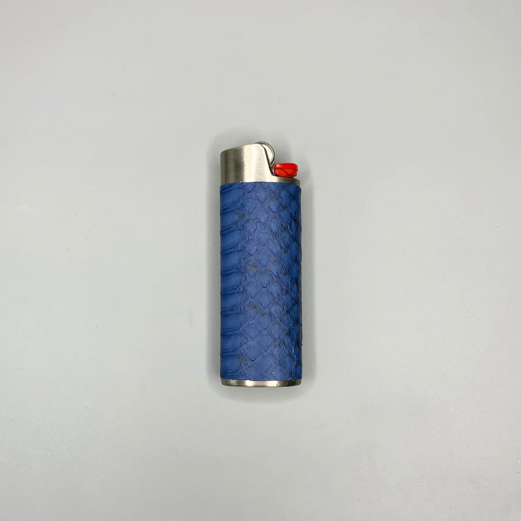 Denim Blue Classic Bic Lighter Cover