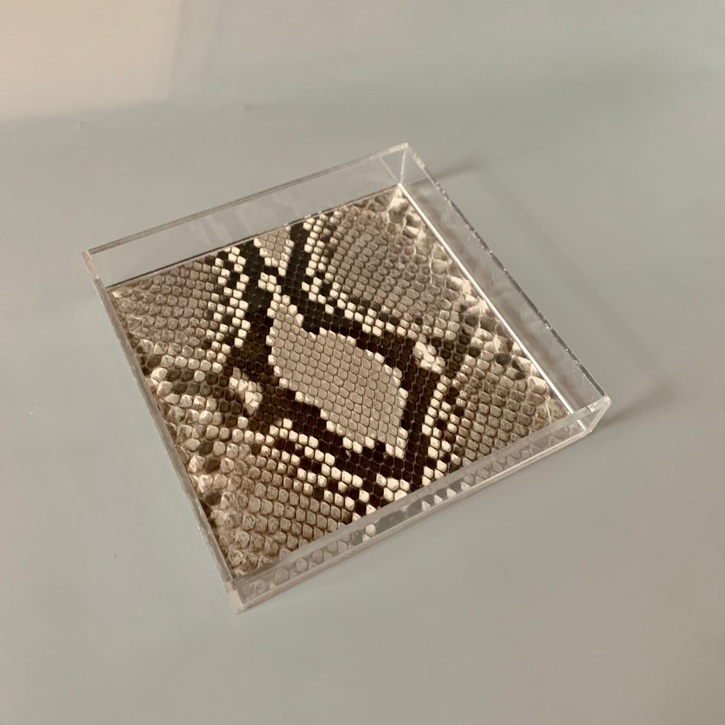 Diamondback Python Lucite Rolling Tray
