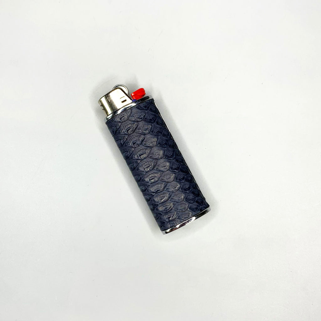 Navy Classic Bic Lighter Cover