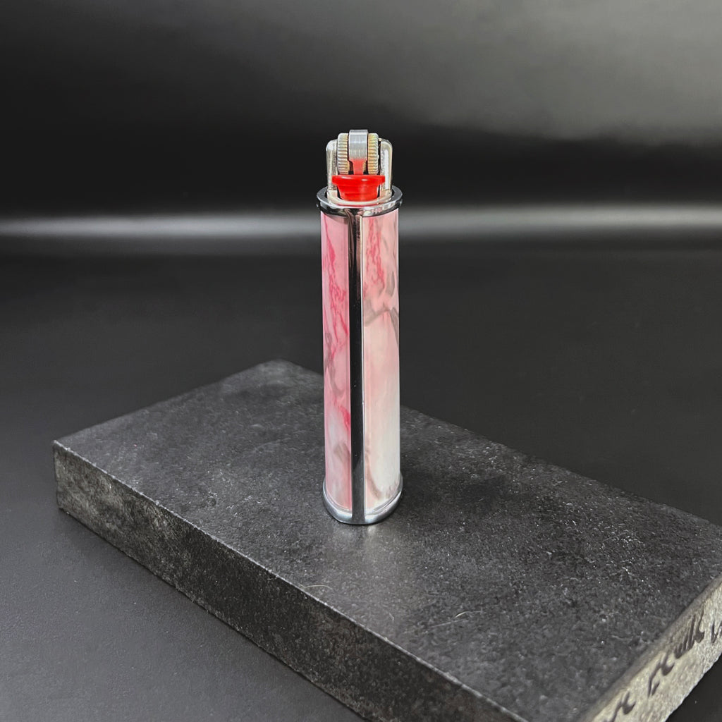 Pink Marble Classic Bic Lighter Cover