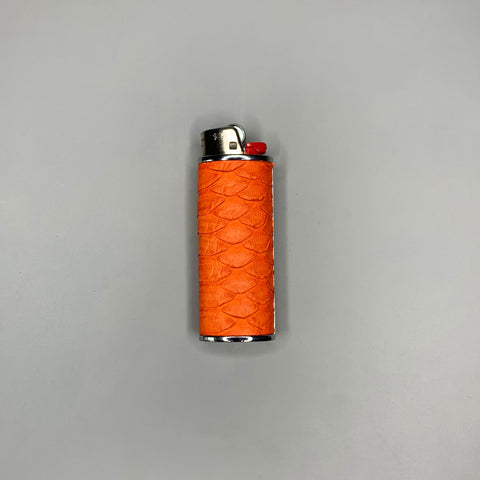 Tangerine Orange Classic Bic Lighter Cover