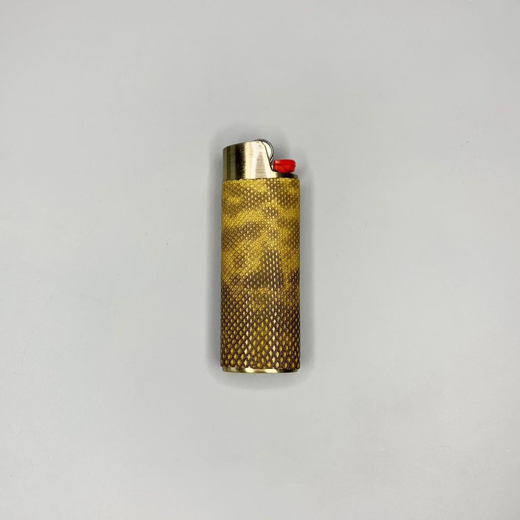 Yellow Classic Bic Lighter Cover